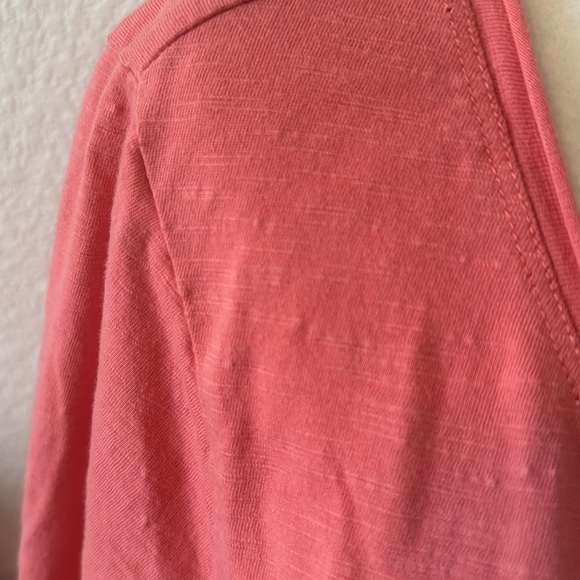 Coral Mixed Material Top - Picture 9 of 9